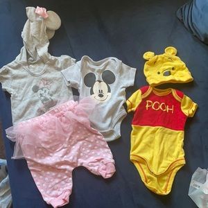 Disney Baby Minnie Mouse, Winnie The Pooh & Mickey Mouse Sets